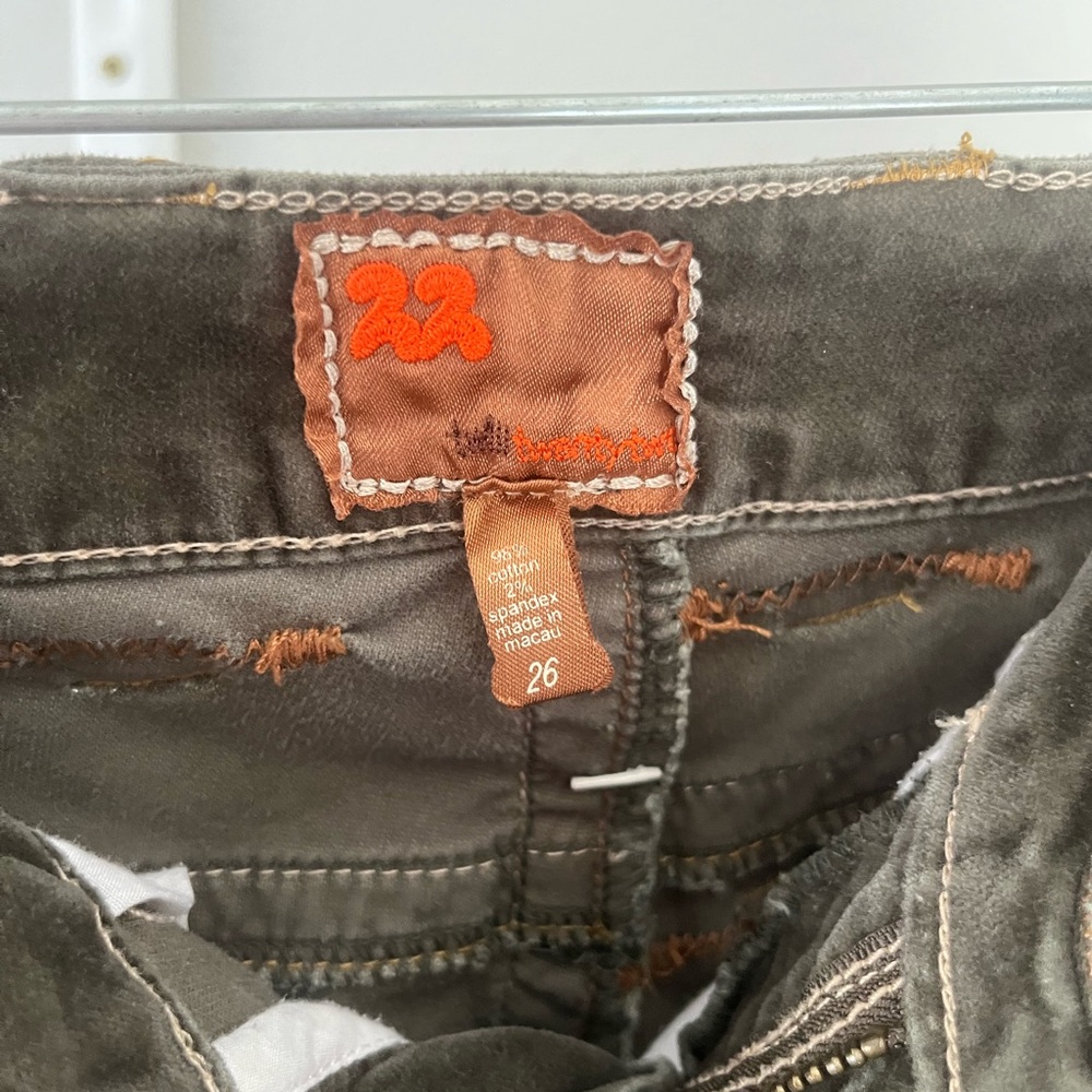 Twill twenty two velvet pants - Picture 8 of 11